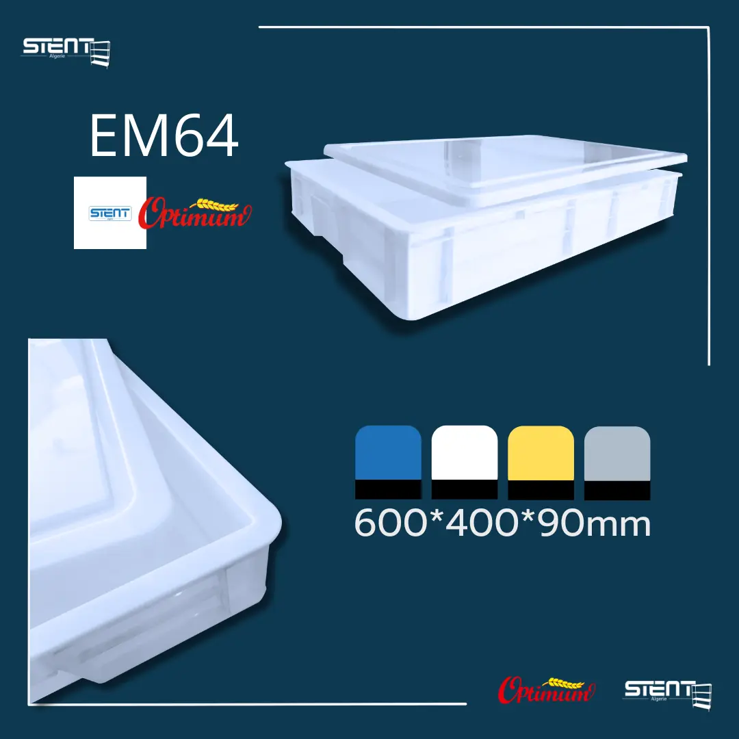 EM64| Top 7 raisons de choisir Notre Bac plastique alimentaire professionnel OPTIMUM : l’outil indispensable en cuisine et en industrie 1 Bac de stockage, concervation et fermentaion EM optimum stent algerie EM64
