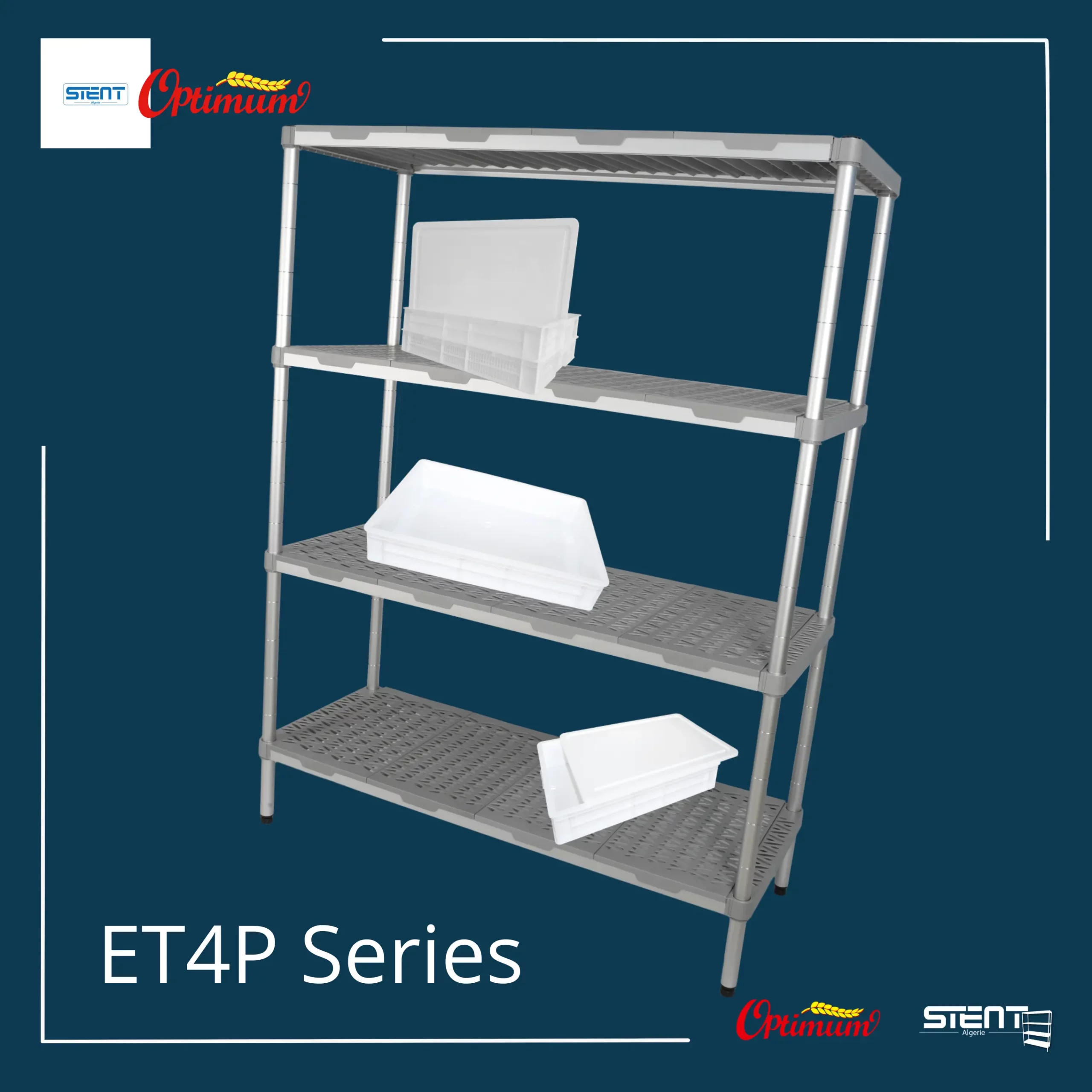 ET4P | Rayonnage amovible alimentaire pour chambres froides 1 Rayonnage amovible alimentaire pour chambres froides optimum-stent-algerie