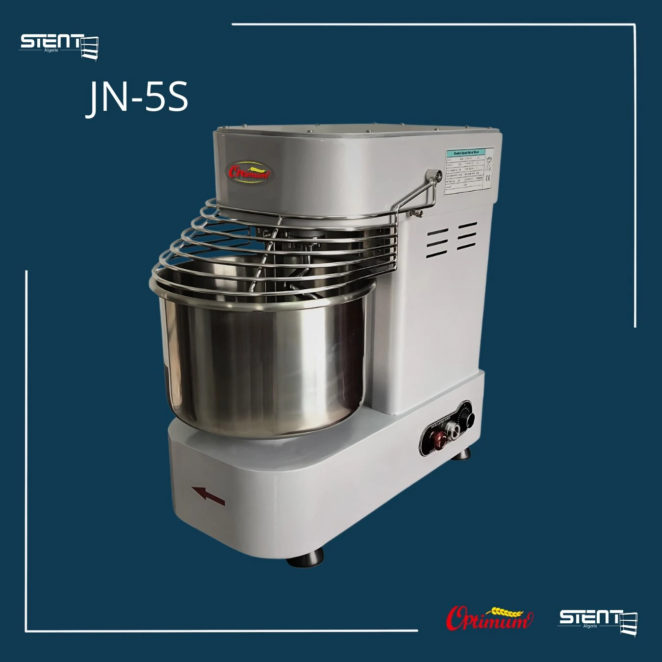 Pétrin à spirale professionnel OPTIMUM JN-5S 1 Pétrin à spirale professionnel OPTIMUM JN-5S